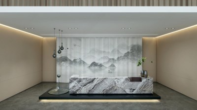 新中式前台3D模型下载